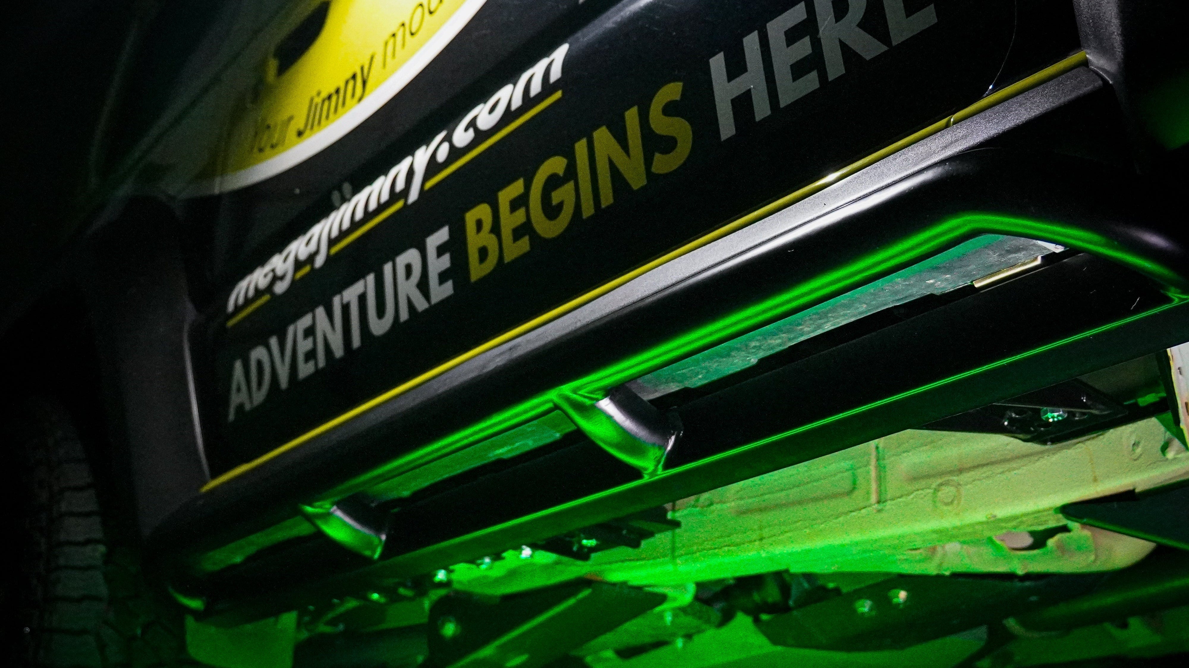 First look: MG-X High Clearance Adjustable Jimny Rock Sliders