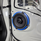 jimny Car speaker installation inside a vehicle with visible wiring.