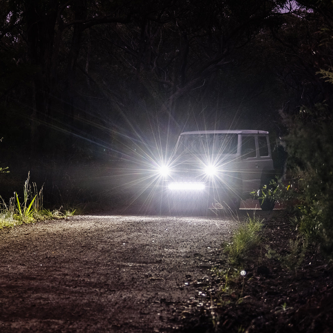 jimny behind grille light bar kit
