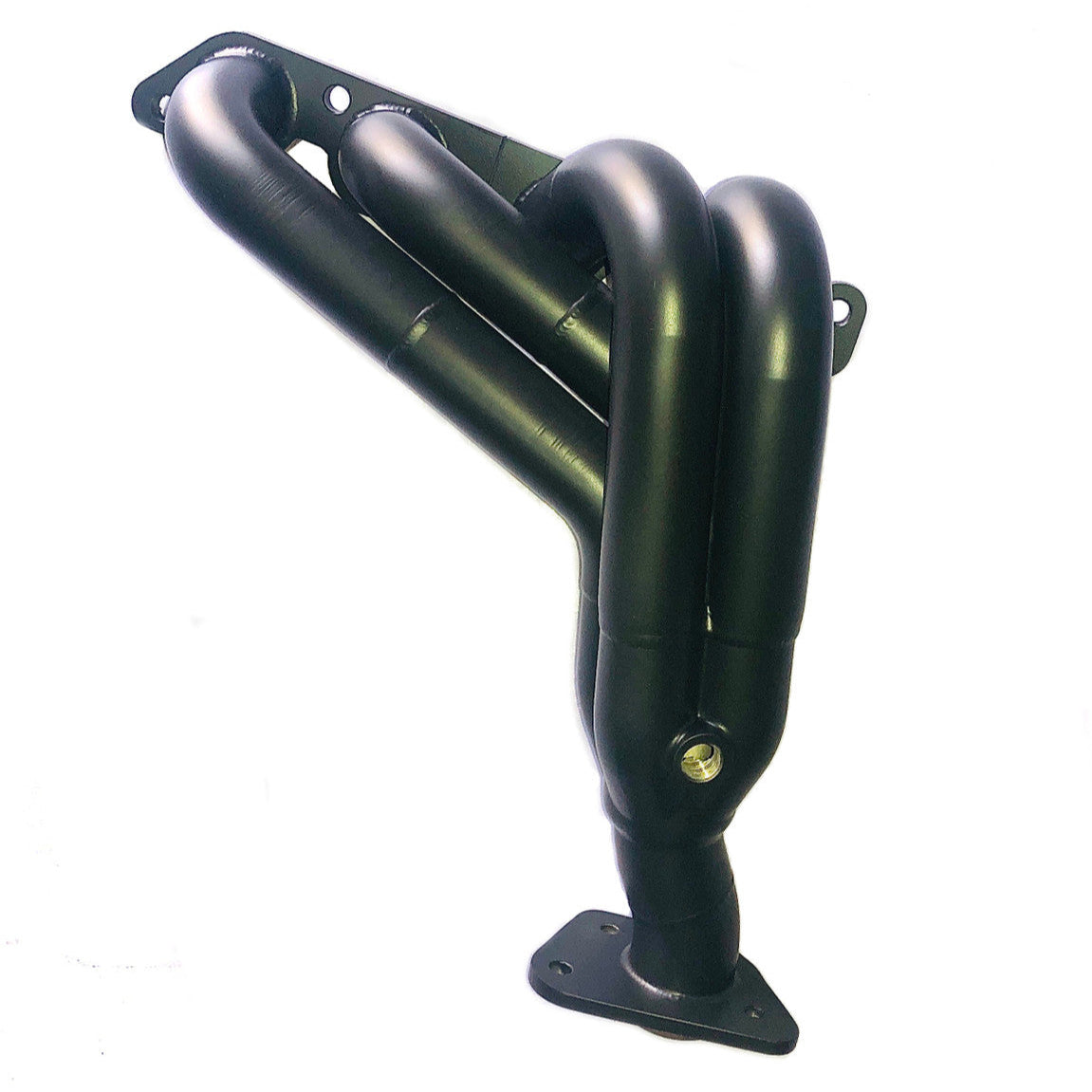 Black ceramic coated catless headers for Suzuki Jimny JB74 2018+ models.