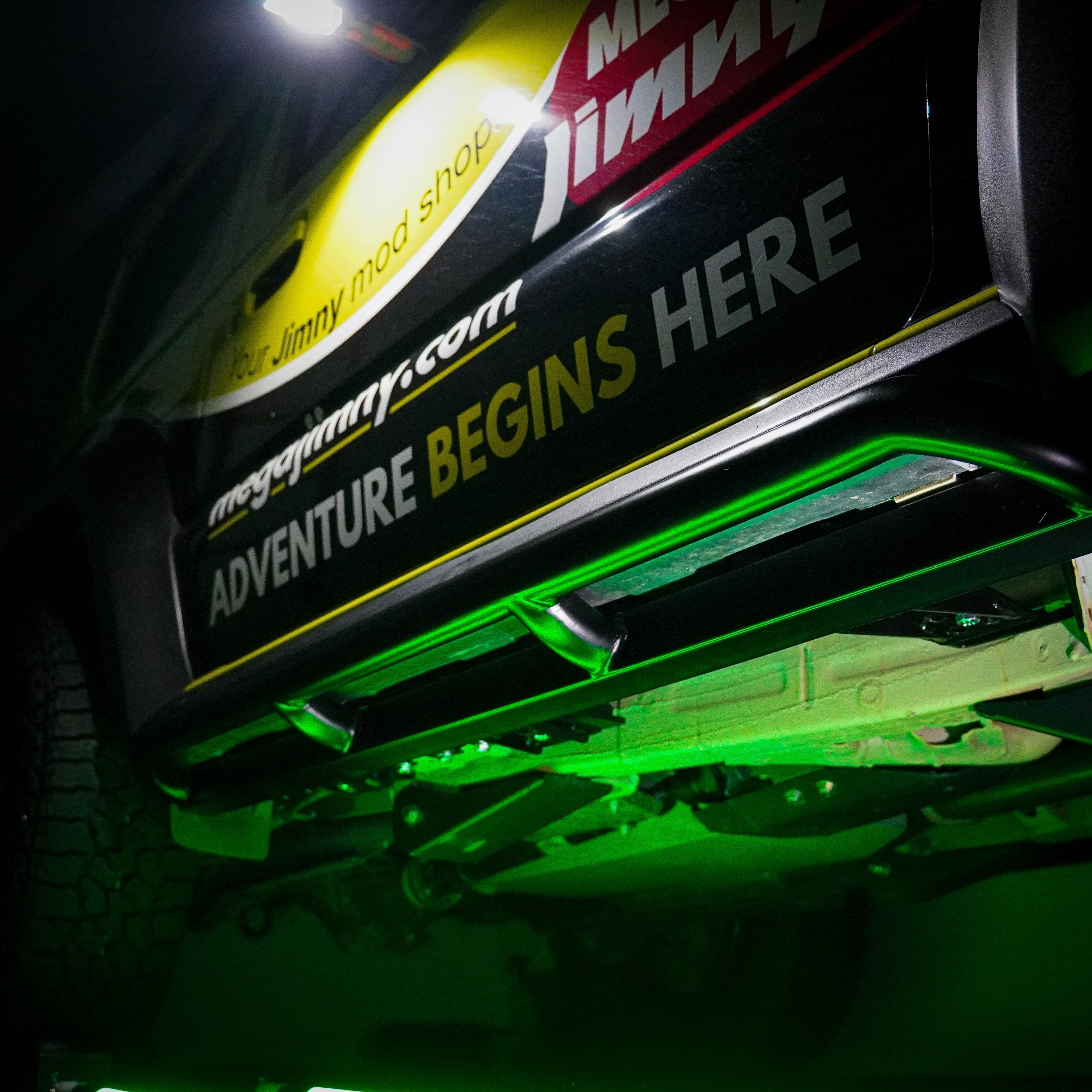 First look: MG-X High Clearance Adjustable Jimny Rock Sliders