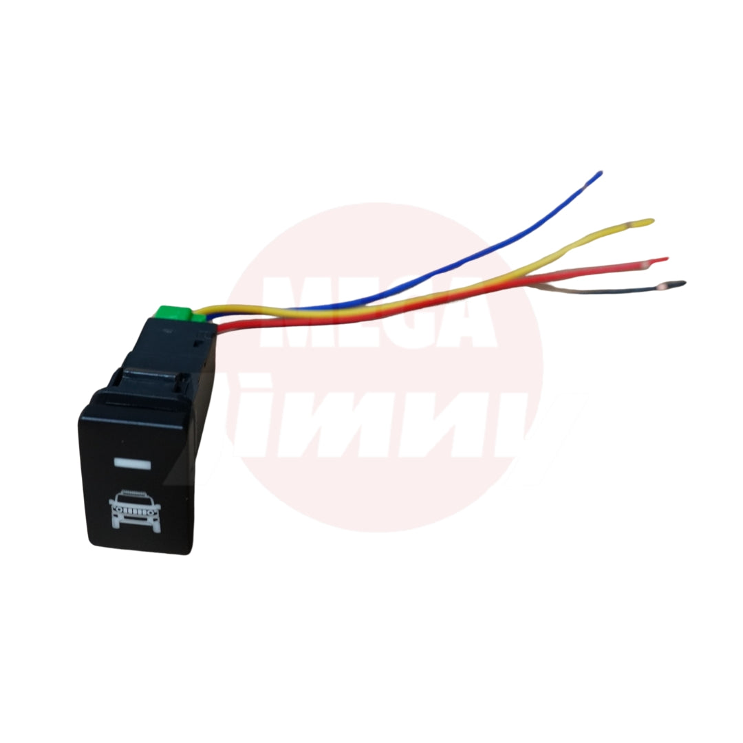 WEISEN Dual Push Button Switch For Toyota Tacoma (2005-2011) - LED Light Bar & Spot Light Control, Black, Easy Install