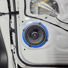 jimny Car audio speaker installation with visible wiring and components.
