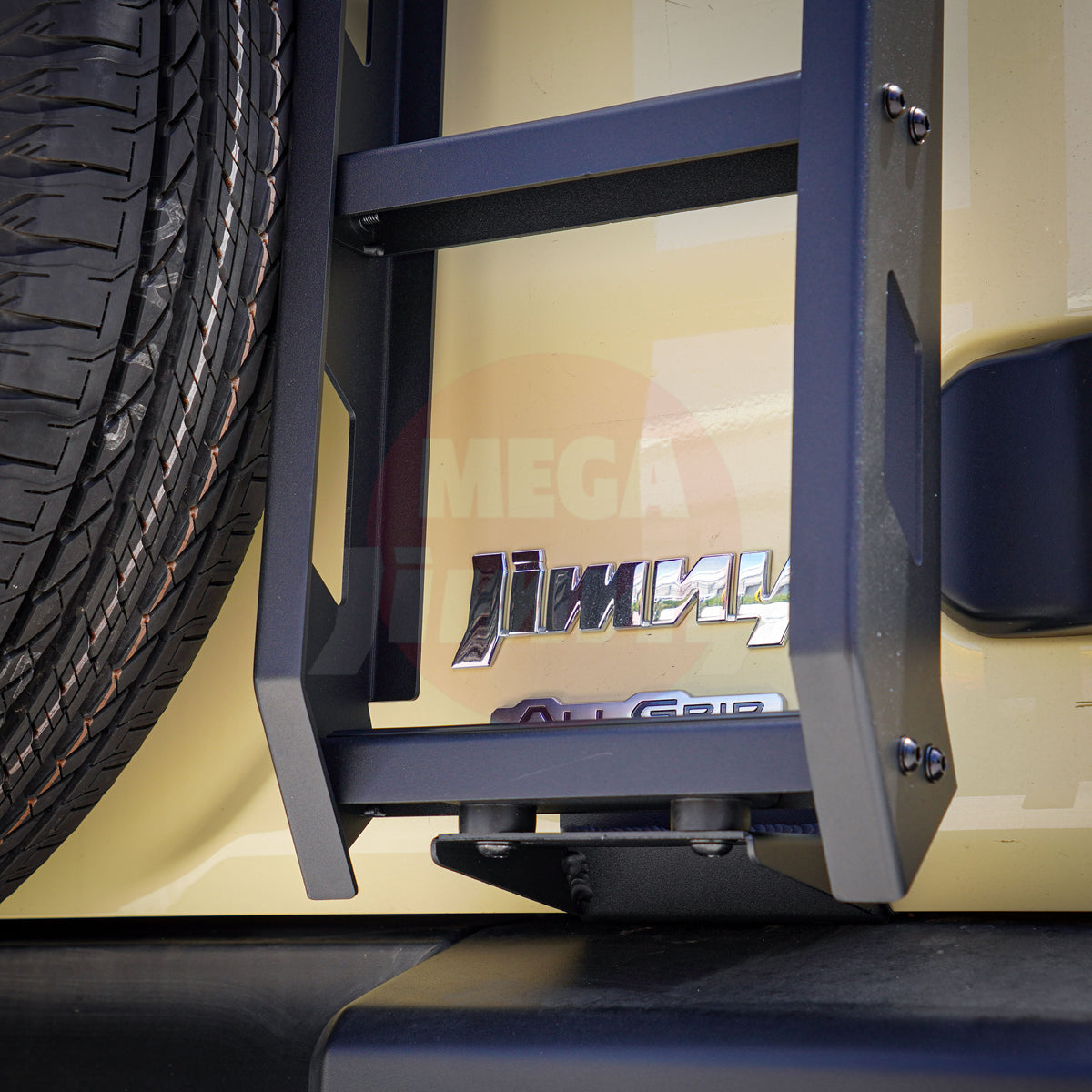 MG-X Rear Tail Gate Step Ladder (JB74/JC74 Jimny) – Mega Jimny PTY LTD