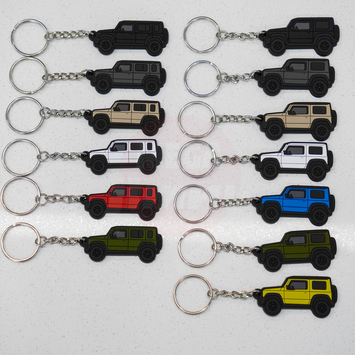 Mini Suzuki Jimny PVC Keyrings (JB74/JC74 Jimny) – Mega Jimny PTY LTD