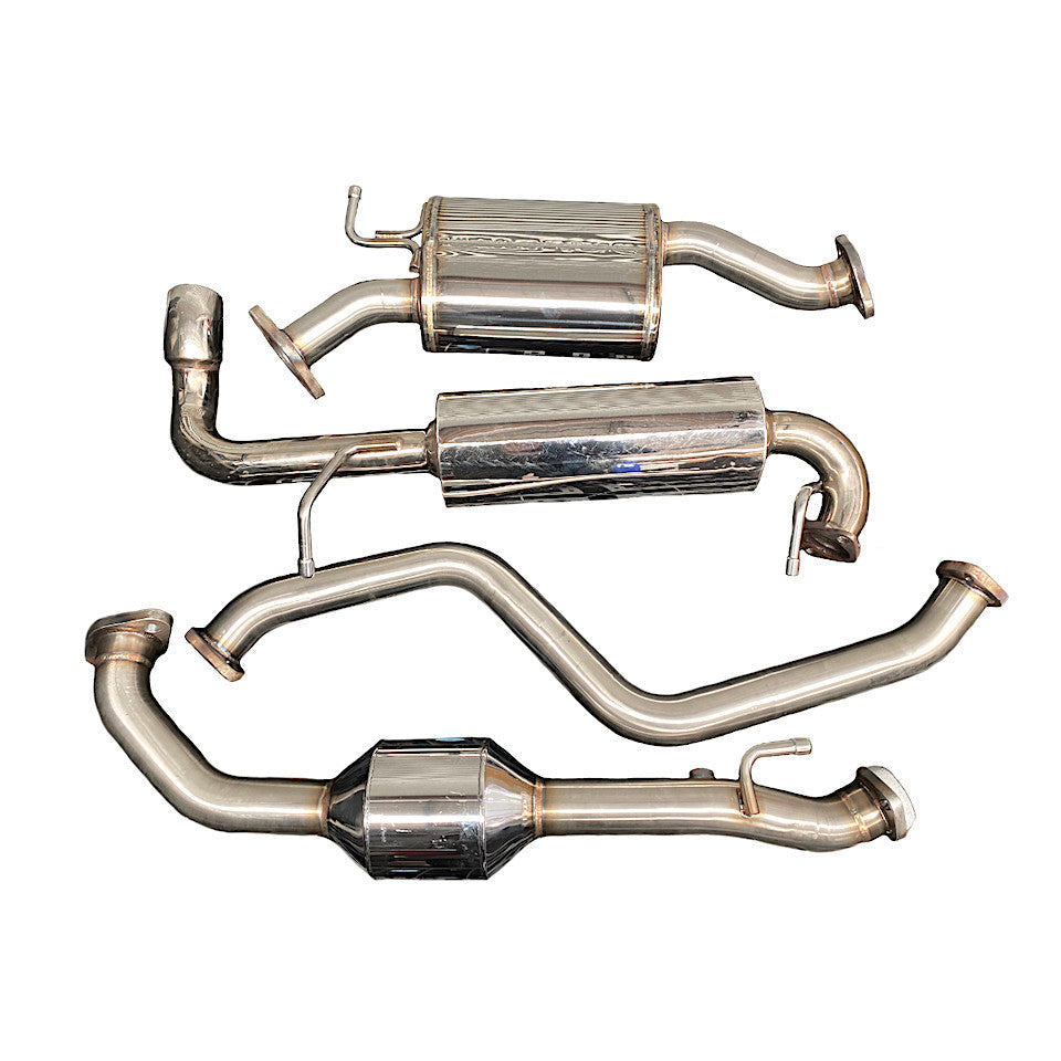 AVO Turboworld 2" Header Back Exhaust with Cat, Muffler & Resonator (2 MegaJimny PTY LTD